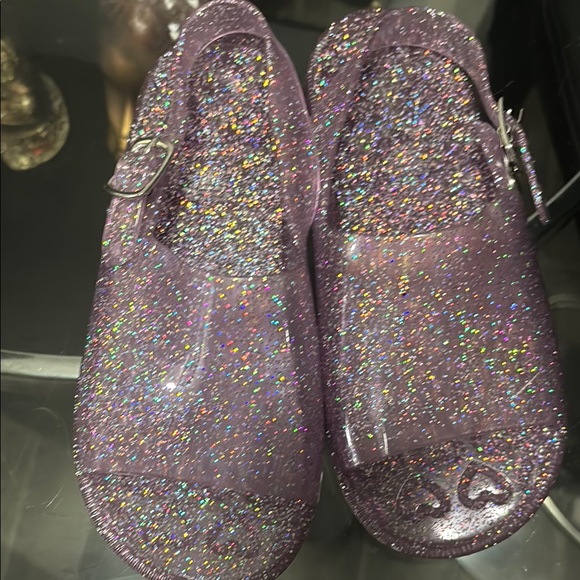 Old Navy Other - Old Navy Purple Glitter Kids Sandals